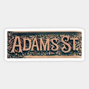 Adams Street Sticker